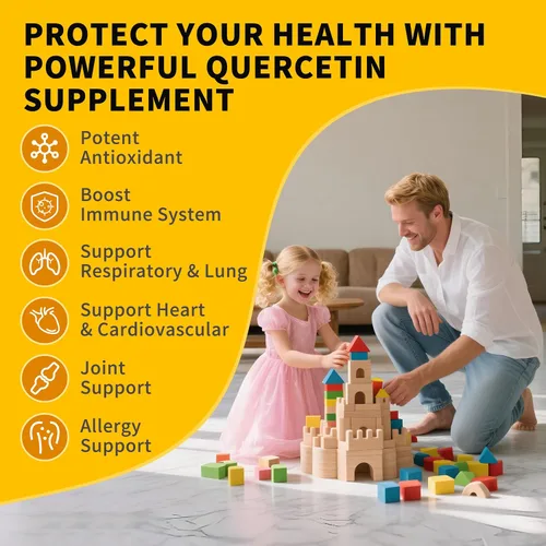 Vista 5 de Quercetina liposomal con gotas líquidas de bromelina para Kis & Aldult- mayor absorción, suplementos de quercetina 700 mg con bromelina saúco zinc