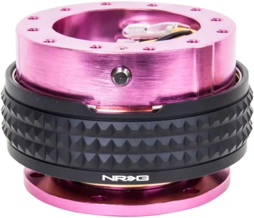 Vista 33 de NRG Innovations SRK-210BK/BK Kit de liberación rápida (cuerpo negro / anillo pirámide negro)