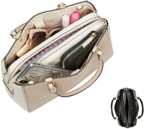 Vista 5 de Kate Spade - Bolso bandolera mediano Leila con triple compartimento
