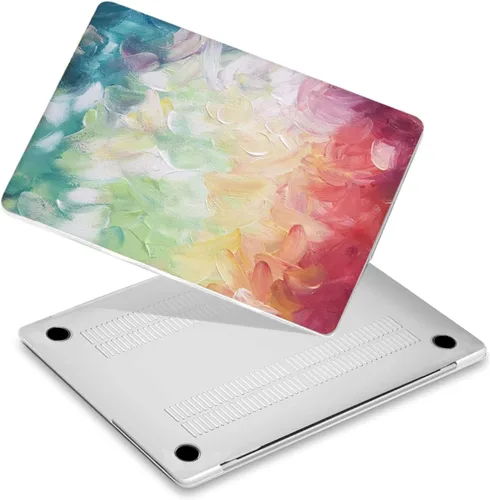 Vista 22 de Funda rígida ligera compatible con MacBook Pro de 13 pulgadas CD-ROM (2008-2012) modelo A1278, funda rígida protectora de plástico
