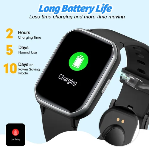 Vista 8 de Reloj inteligente para niñas, IP68, impermeable, reloj rastreador de actividad física con cara DIY de 1.5 pulgadas, monitor de sueño de frecuencia