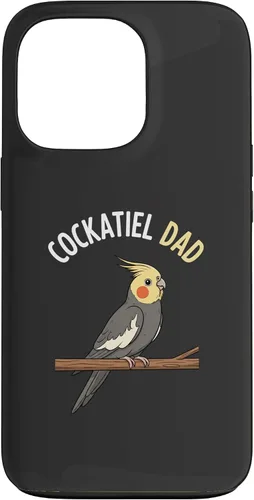 Vista 10 de Bird: Cockatiel Dad, Proud Parrot Parent Vibe Case for iPhone 16