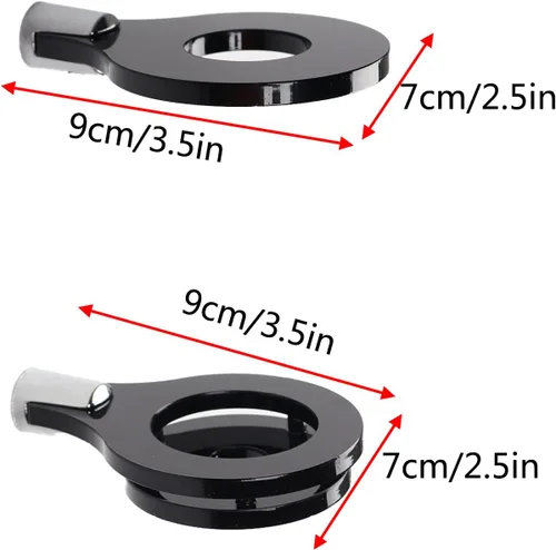 Vista 2 de KAFENDA Soporte de pared para sable de luz Soporte de pared Soporte de sable de luz Compatible con la mayoría de espadas (negro)