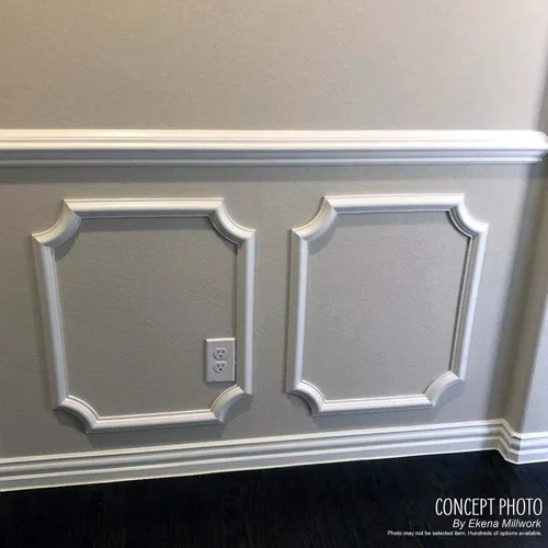 Vista 6 de Ekena Millwork PNL16X20AS-02 Panel de pared moldeado festoneado Ashford de 16 pulgadas de ancho x 20 pulgadas de alto x 1/2 pulgada de profundidad