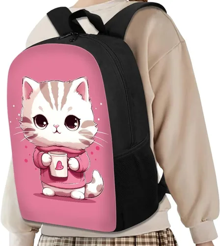 Vista 27 de HUGS IDEA Los animales frescos 3D niños escuela libro bolsa niños impresión mochilas, Baloncesto, Moderno