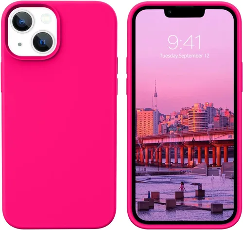 Vista 14 de BENTOBEN Funda para iPhone 13 Mini, iPhone 13 Mini, ajuste delgado, silicona líquida, gel suave, antiarañazos, a prueba de golpes, funda protectora