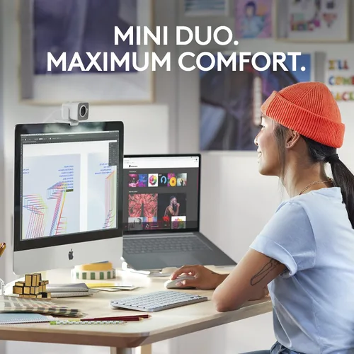 Vista 3 de Logitech MX Keys Mini teclado + mouse inalámbrico MX Anywhere 3S - Escritura fluida, teclas retroiluminadas, desplazamiento rápido, USB-C