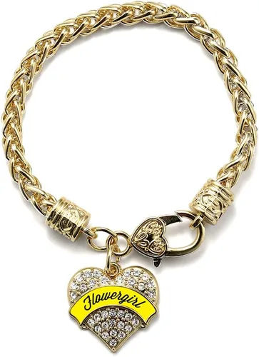 Vista 203 de Inspired Silver - Pulsera de plata con dije de corazón pavé con circonitas cúbicas