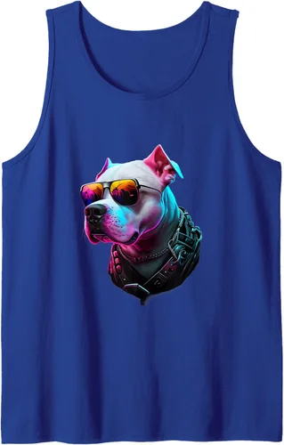 Vista 18 de Dogo Argentino Dogs Dogo Argentinos - Camiseta sin mangas, Negro