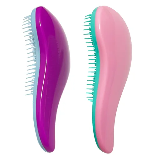 Vista 11 de WYNK Cepillo desenredante para adultos y niños, peine desenredante, herramientas y aparatos de peinado para cabello