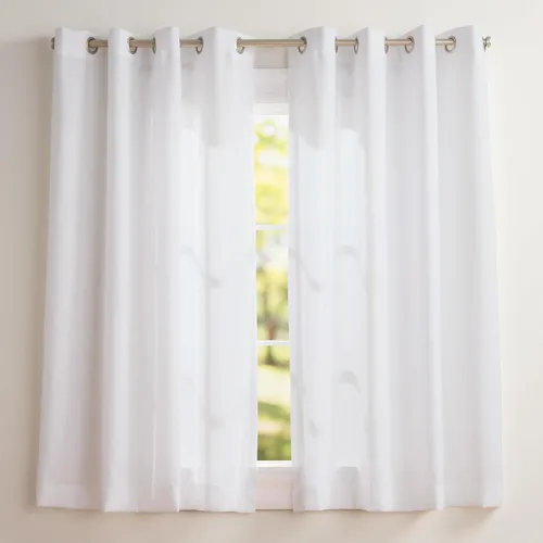 Vista 33 de Exclusive Home Loha - Par de paneles de cortinas de lino con ojales, 54 x 63 pulgadas, color beige