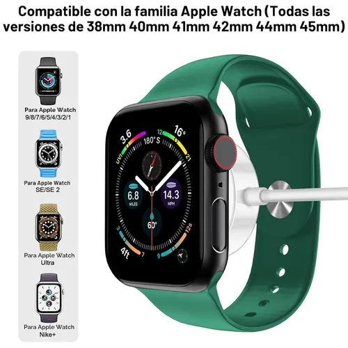 Vista 2 de Cable magnético de carga rápida actualizado 2026 para cargador de Apple A-blanco