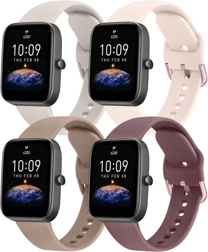 Vista 13 de Meliya Correas compatibles con Amazfit GTS/GTS 2/GTS 3/GTS 2e/GTS 2 mini/GTS 4 mini/GTS 4/GTR mini, correas de repuesto de silicona de 0.787