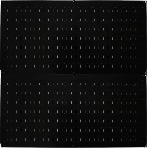Vista 15 de Tablero horizontal para herramientas de garaje para pared, dos tablas de 32 pulgadas de ancho x 16 pulgadas de alto, fáciles de instalar Blanco