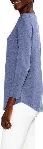 Vista 2 de NIC+ZOE Suéter Vital con cuello bote para mujer