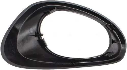 Vista 6 de Brock Reemplazo de pasajeros Interior delantero Interior Manija de puerta Bisel negro texturizado compatible con 02-09 Trailblazer y 02-06 EXT