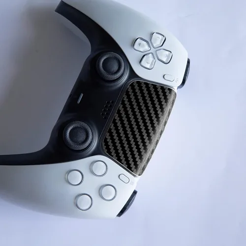 Vista 6 de HOTLINEGAMES - Protector de panel táctil compatible con controlador de PS5, textura mejorada compatible con PlayStation 5 Dualsense, precortado