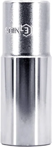 Vista 4 de Genius Tools 477825 1/2" Dr. 25/32" Deep Hand Socket (12 Point)
