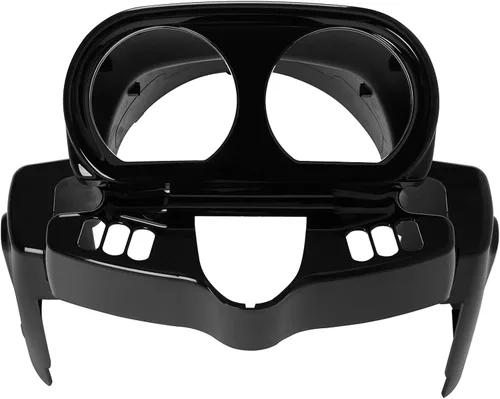 Vista 3 de TCT-MOTORPARTS Carcasa de instrumentos ABS negro brillante para Harley Road Glide Limited FLTR FLTRX FLTRXS FLTRXSE y FLTRU 2015-2023