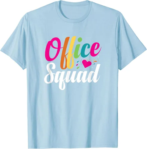 Vista 29 de Oficina escuadra administrativa asistente escuela secretario regalo camiseta Negro