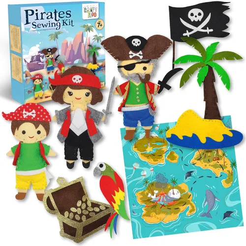Vista 8 de CRAFTILOO Kit de Costura de Bailarinas Danzantes para Niños, Conjunto de Manualidades Divertido y Educativo para Niños y Niñas de 5-12 Años, Cose Tu