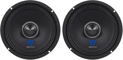 Vista 30 de Rockville RXM64 6.5 "150w 4 ohmios controlador de bajos medios altavoz de audio para coche de rango medio