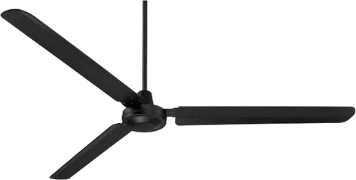 Vista 6 de Ventilador de 72 pulgadas Velocity negro mate húmedo moderno para interiores y exteriores con control de pared