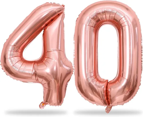 Vista 111 de Globos negros del número 10 para decoraciones de cumpleaños número 10, globos de helio de mylar de lámina de 40 pulgadas negros del número 1 & 0