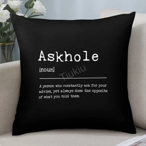 Vista 7 de AskholeThrow Fundas de almohada de 14 x 14 pulgadas, definición de agujero de Askhole, decoración cuadrada decorativa para sofá, cama y sofá