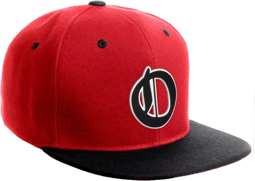 Vista 978 de Daxton Gorra clásica con visera de billete plano con letras del alfabeto inglés antiguo de la A a la Z