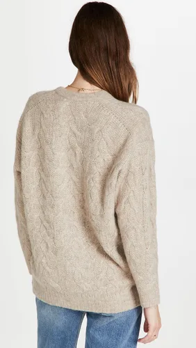 Vista 3 de Theory Cárdigan de punto de alpaca para mujer