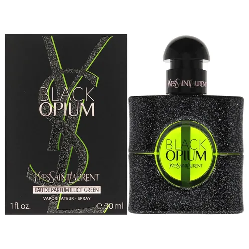Vista 6 de Yves Saint Laurent YSL Black Opium EDP Muestra Perfume para mujer 1.2 ml / 0.04 oz - set de 3