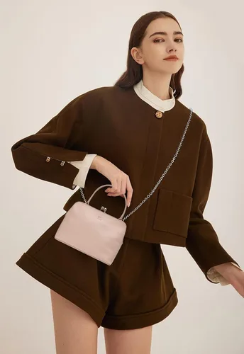 Vista 2 de GM LIKKIE Bolso de mano para mujer bolso de mano vintage Kiss Lock de noche bolso cruzado con asa superior