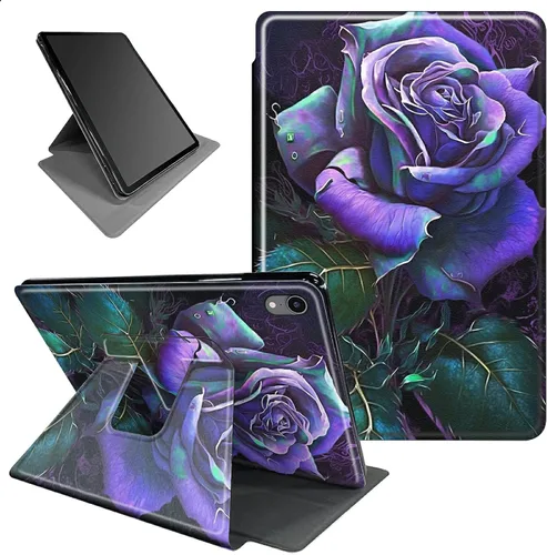Vista 109 de Funda para iPad mini 6 para iPad mini 6ª generación 8.3 pulgadas 2021 360 grados giratorio soporte ligero protector inteligente cubierta
