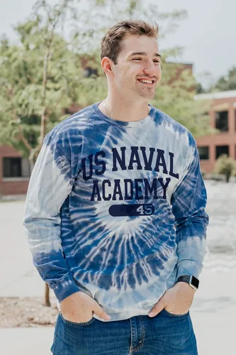Vista 12 de Blue 84 Camiseta de manga larga con licencia oficial de la NCAA para mujer, teñido anudado
