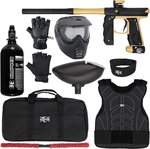 Vista 7 de Action Village Empire Mini GS TP Nivel 1 Kit de pistola de paintball protector