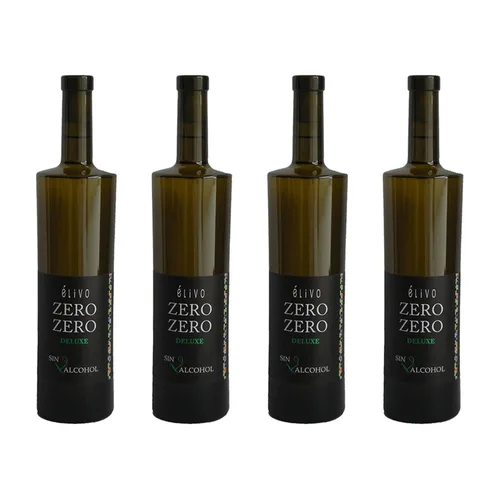 Vista 4 de Elivo Zero Zero Deluxe - Desalcoholizado espumoso 0.0% sin alcohol burbujeante de España, seco, bajo en azúcar, bajo en calorías