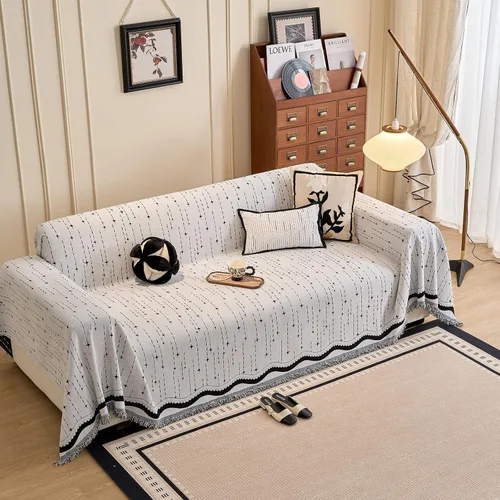 Vista 63 de ROOMLIFE Funda de sofá con estampado de leopardo para sofá de 3 plazas, lavable, protector de muebles para perros, funda de sofá suave