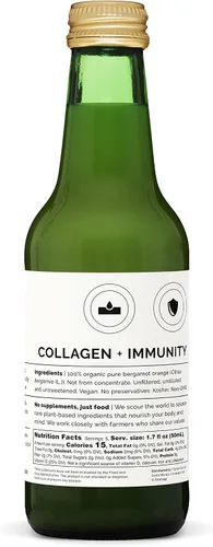 Vista 6 de Jugo de bergamota 100% orgánico de 8.5 onzas líquidas, apoya la inmunidad y la producción de colágeno, rico en vitamina C y flavonoides bioactivos