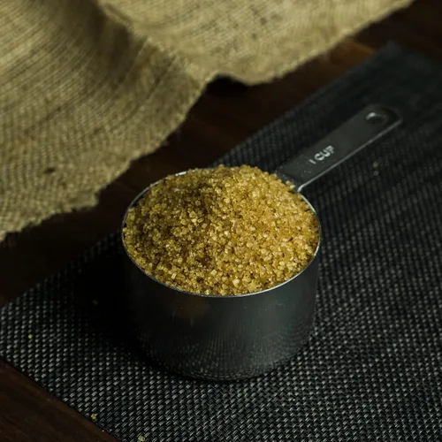 Vista 2 de Azúcar Demerara (1.75 lb) de azúcar morena cruda, producto de Mauricio 28 oz