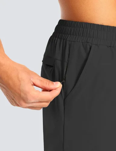 Vista 3 de Aolesy Pantalones cortos deportivos para hombre, de secado rápido, con bolsillos, ligeros, para correr, entrenamiento, tenis casuales