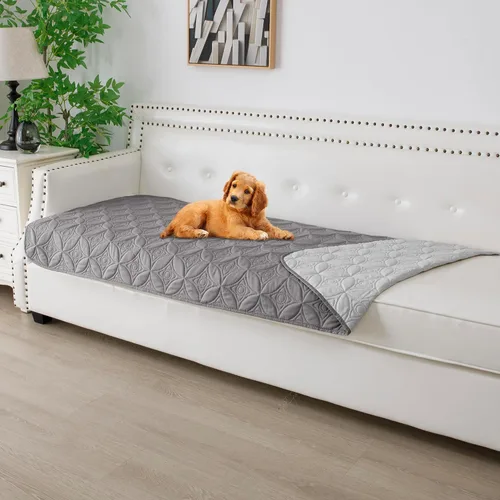 Vista 40 de Manta impermeable para perro, 30 x 30 pulgadas, fundas de sofá para mascotas pequeñas para sofá, silla, cama, protector de muebles de perros