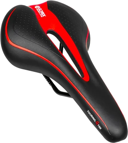 Vista 15 de Sillín GORIX para Bicicleta Cómodo con Cojín y Riel para Bicicleta de Montaña y Carretera para Hombres y Mujeres (GX-C19)