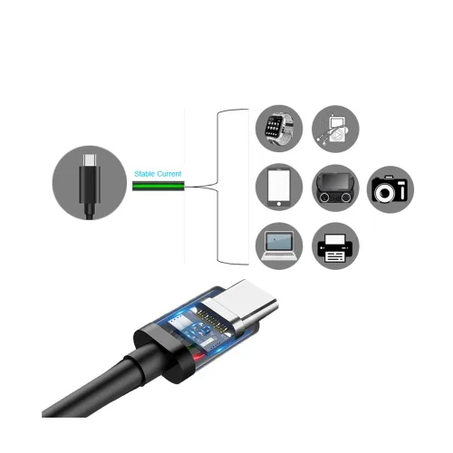 Vista 3 de Cable de carga USB de 3M largo compatible con Playstation 5 DualSense, Xbox Series S X Core, Elite Series 2, NS Switch Lite, Pro Controller