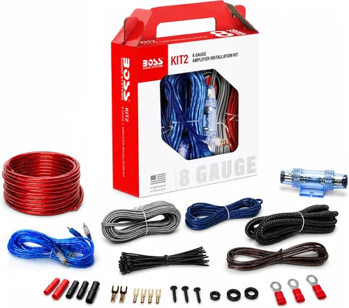 Vista 8 de BOSS Audio Systems Kit de cableado de instalación de amplificador de calibre 0 KIT20: un kit de cableado para amplificador de automóvil te ayuda a