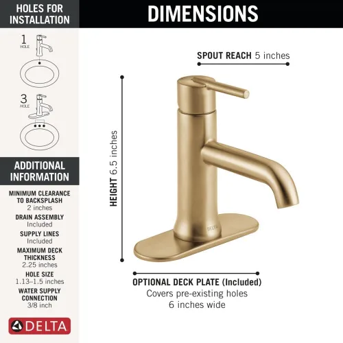 Vista 5 de Llave Delta Faucet, 559LF-CZMPU