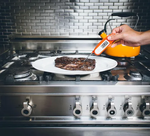 Vista 6 de Termómetro para carne digital instantáneo Javelin de Lavatools, Índigo Maize