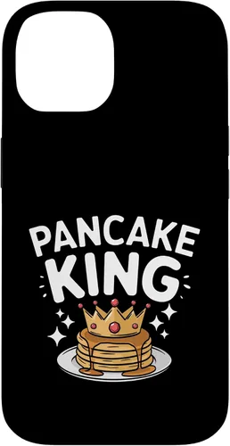 Vista 4 de iPhone 16 Pancake King Hotcake Lover Maker Baker Foodies Men Dad Boys Case