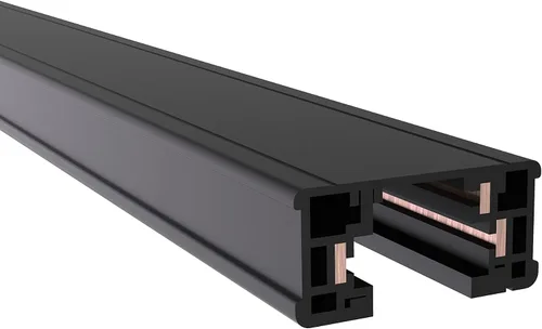 Vista 5 de Iluminación, pista H de 4 pies de circuito único, 120 V con 2 tapas finales en blanco, listado UL