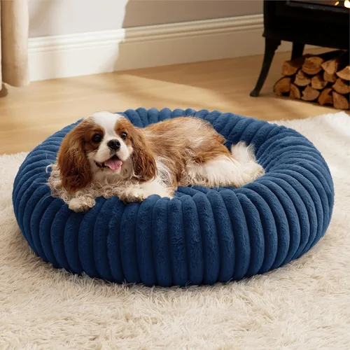 Vista 20 de Bedsure ComfyFleece® Donut - Cama para perros pequeños con funda extraíble lavable